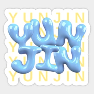 Yunjin Le Sserafim 3D Sticker